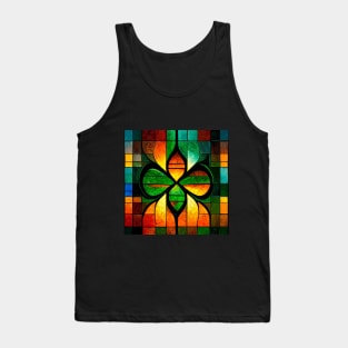 Celtic Cross Stained Glass Tank Top